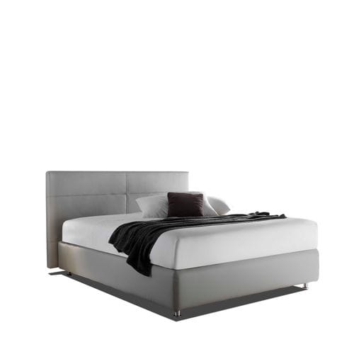 Double bed - BRIANZA - Divani Santambrogio - modern / leather
