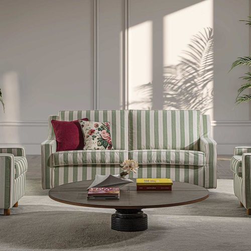 Classic sofa - BRISTOL - Divani Santambrogio - fabric / plywood / solid wood