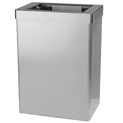 Bathroom trash can - EBU 18 E ST  - OPHARDT Hygiene-Technik GmbH - wall-mounted / stainless steel / manual