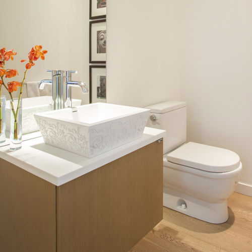 Wall-hung washbasin cabinet - MANHATTAN - AYA kitchens - free-standing ...