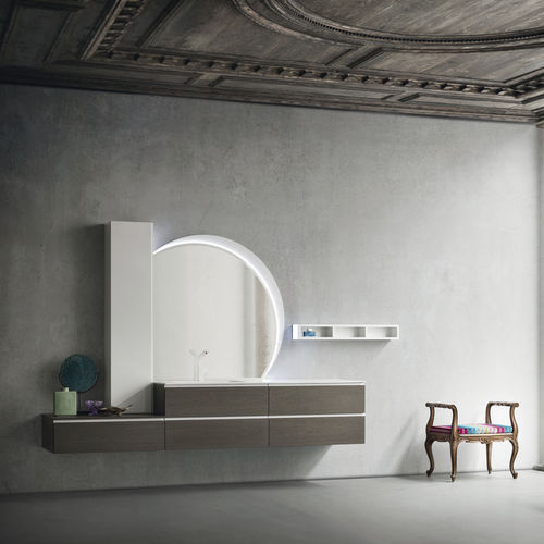 Wall-hung washbasin cabinet - JA23 / JA25 / JA29 / JA30 / JA41 - COMPAB - oak / contemporary / with drawers