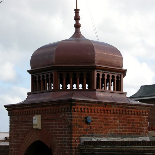 Copper roofing - CUPOLA - Peters Roofing - metal look / curved