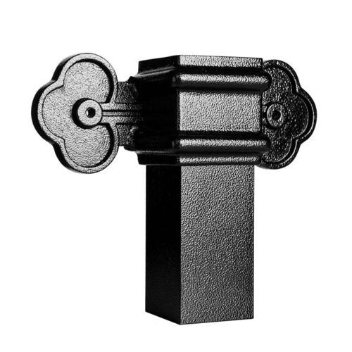 Aluminum rainwater down pipe - CLOVERLEAF / ORNAMENTAL / FLEUR-DE-LYS - Rain Guard