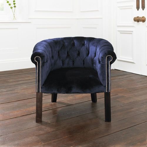 Chesterfield armchair - RAGLEY - distinctive chesterfields - velvet