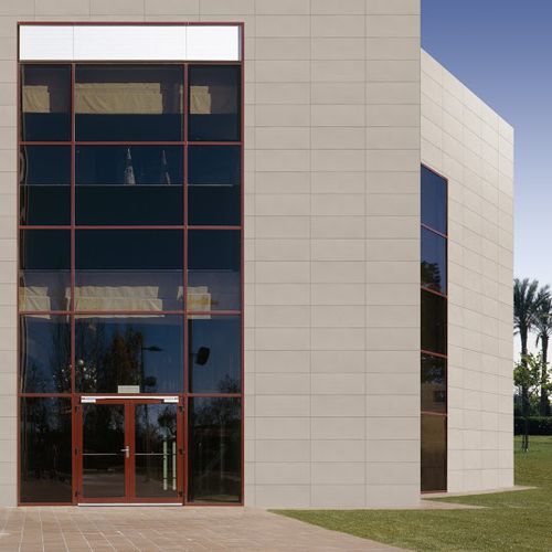 Ventilated facade cladding - FRONTEK : URBAN - Greco Gres - panel / ceramic / textured