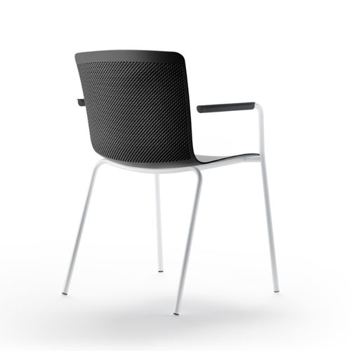 Contemporary visitor chair - GLOVE - Forma 5 - indoor / polypropylene / 4-legged