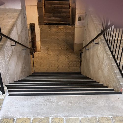 Aluminum stair nosing - NP3AP / NP5AP - Proople - polymer / non-slip