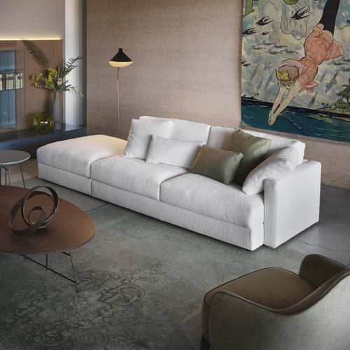 Modular sofa - GLEE  - LEMA Home - contemporary / fabric / leather