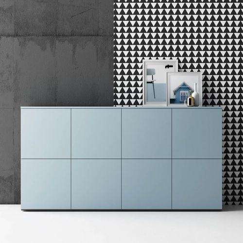 Low filing cabinet - MADIA - Frezza - tall / wooden / melamine