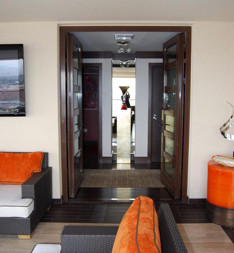 Swing French door - S.22 - Panda Windows & Doors  - wooden