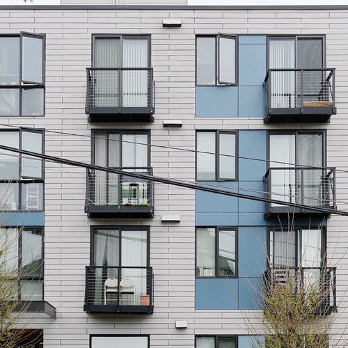 Construction panel - HAMILTON APARTMENTS - Rieder Facades GmbH - for entrance canopy / for window / building