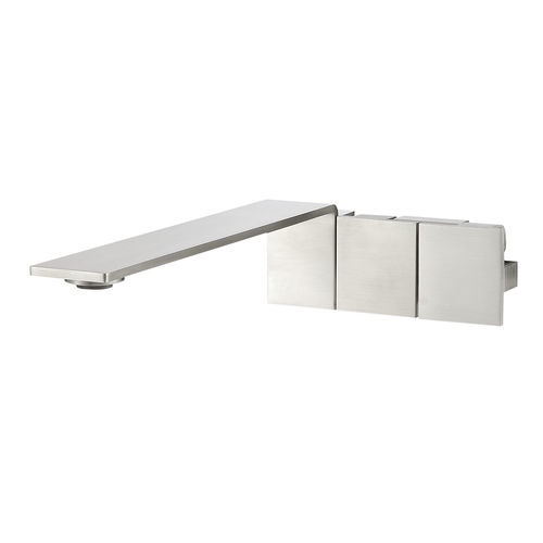 Double-handle washbasin mixer tap - RWIT 2552 IS 10 - Rubinetterie Treemme - wall-mounted / chromed metal / bathroom