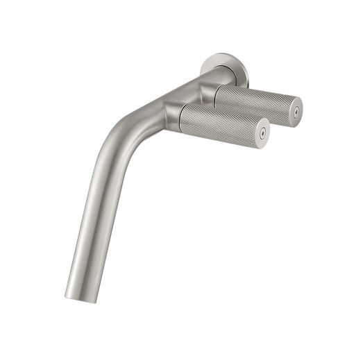 Double-handle washbasin mixer tap - RWIT 3051 IS 03 - Rubinetterie Treemme - wall-mounted / chromed metal / bathroom