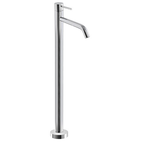 Bathtub mixer tap - RWIT 5714 CC 01 - Rubinetterie Treemme - floor-mounted / chromed metal / bathroom