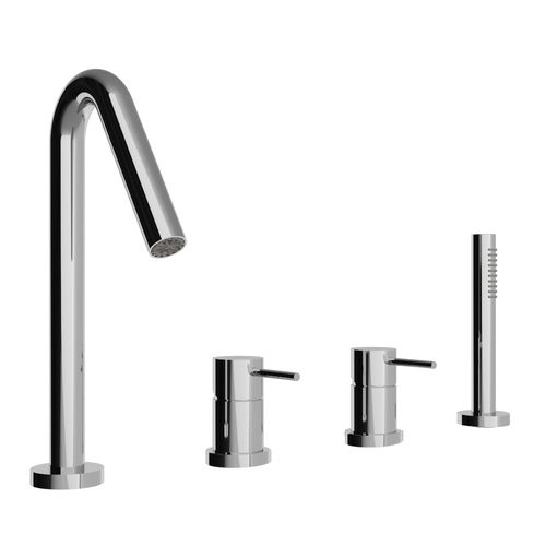 Washbasin mixer tap - IT 5768 CC VL ZZ - Rubinetterie Treemme - countertop / chromed metal / bathroom