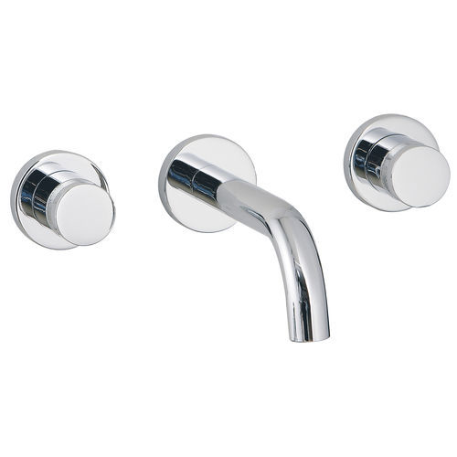 Double-handle washbasin mixer tap - RWIT 7252 CC 10 - Rubinetterie Treemme - wall-mounted / chromed metal / bathroom
