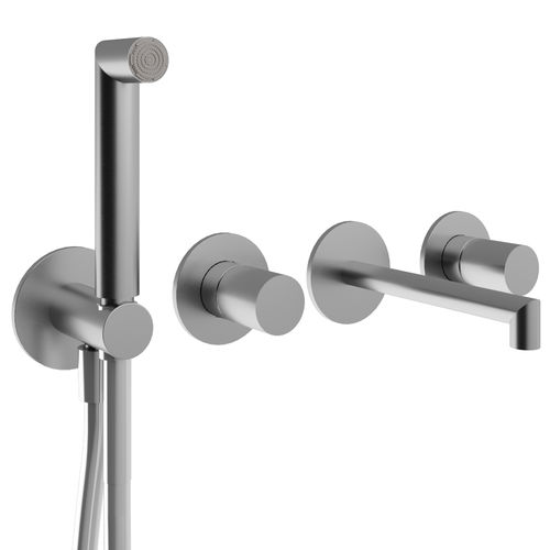 double-handle shower mixer tap - Rubinetterie Treemme