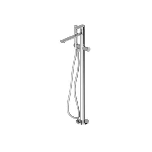 Bathtub mixer tap - RWIT4C03CC50 - Rubinetterie Treemme - floor-mounted / brass / bathroom