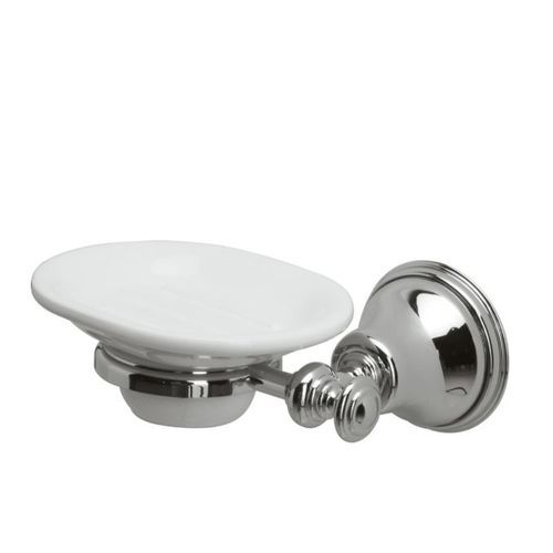 Wall-mounted soap dish - IT8203CCZZPP - Rubinetterie Treemme - metal / plastic / bathroom