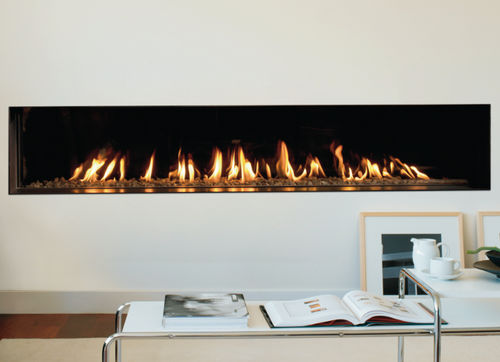 Natural gas fireplace - MG 170/30 - HERGÓM - propane / wall-mounted / Single-sided