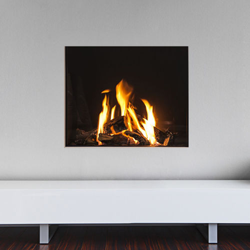 Natural gas fireplace - MG 46/40 - HERGÓM - propane / wall-mounted / Single-sided