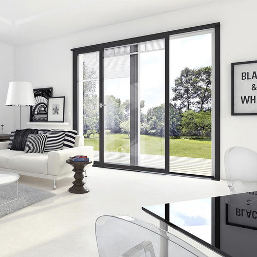 Sliding patio door M3D ALU Millet aluminum / doubleglazed