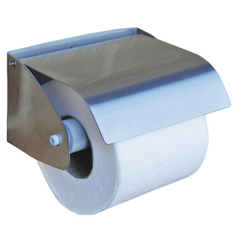 Wall-mounted toilet roll holder - AI0129CS - Mediclinics, s.a. - stainless steel