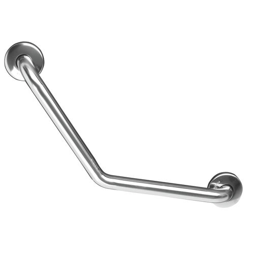Stainless steel grab bar - BA0130C - Mediclinics, s.a. - corner / wall-mounted / commercial