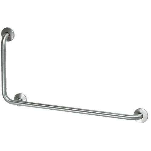Stainless steel grab bar - BAI090CS - Mediclinics, s.a. - L-shaped / wall-mounted / commercial