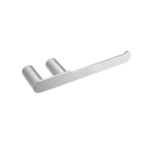 Wall-mounted toilet roll holder - AI1321 - Mediclinics, s.a. - stainless steel / black / satin