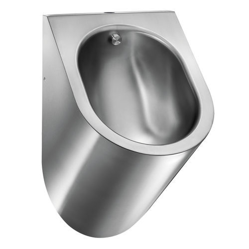 Stainless steel urinal - SNU126CS - Mediclinics, s.a. - wall-mounted / bacteriostatic / for public washroom