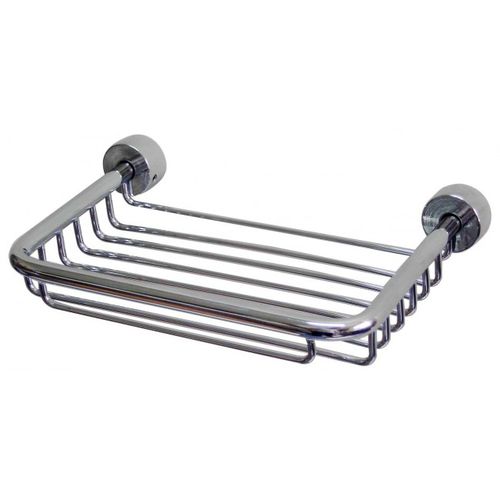 Wall-mounted soap dish - AC0963C - Mediclinics, s.a. - chrome-plated brass / for hotel