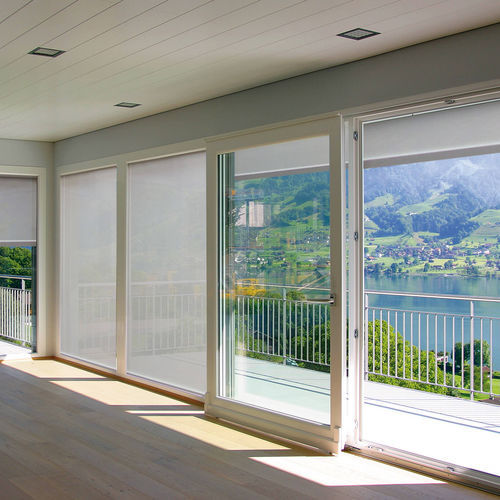 Roller blinds - SCREENY 130 GPZ UNICA S41 - KE Outdoor Design - integrated / for window / canvas