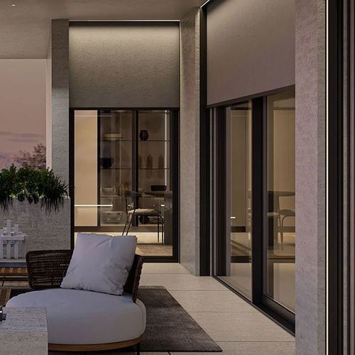 Roller blinds - SCREENY HIDE 110  - KE Outdoor Design - for window / PVC / polyester