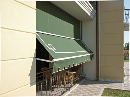 Folding-arm awning - GENOVA - KE Outdoor Design - manual