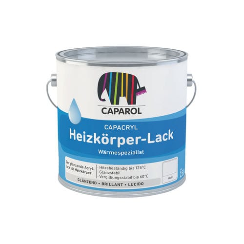 Finishing coating - CAPACRYL HEIZKÖRPER-LACK - Caparol - heat-reflective / for wall / acrylic