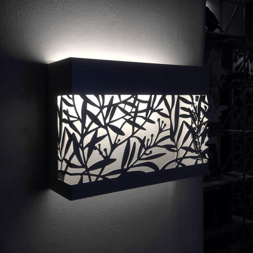 Contemporary wall light - OLIVE - Logical Space design - indoor / aluminum / rectangular