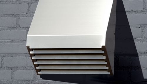 Metal ventilation grill - GABK146AHR - ABK InnoVent - rectangular / exterior / home