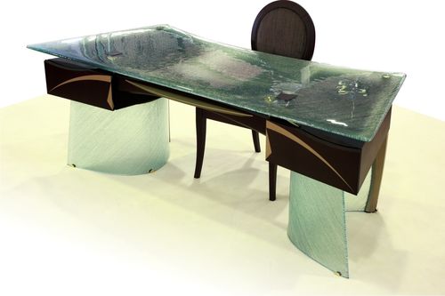 Executive desk - PRESIDENCE - MIROITERIE PETITJEAN - contemporary / MDF / lacquered wood