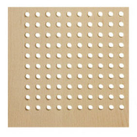 Ceiling acoustic panel - PA P018 - Decustik - for wall / MDF / rectangular