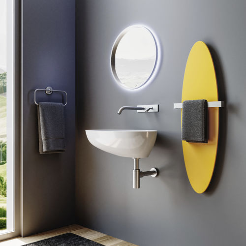 Electric towel heater/radiator - KIEV - Xo' by Metalform - hot water / 0...500 w / vertical