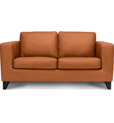 Contemporary sofa - MANOLITO - Machalke - leather / brown / 2-person