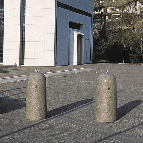 Security bollard - IKI - BELLITALIA - parking prevention / engineered stone / high