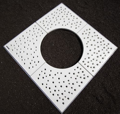 Square tree grate - BUBBLE - BELLITALIA - high-performance concrete / ultra high performance (UHPC)