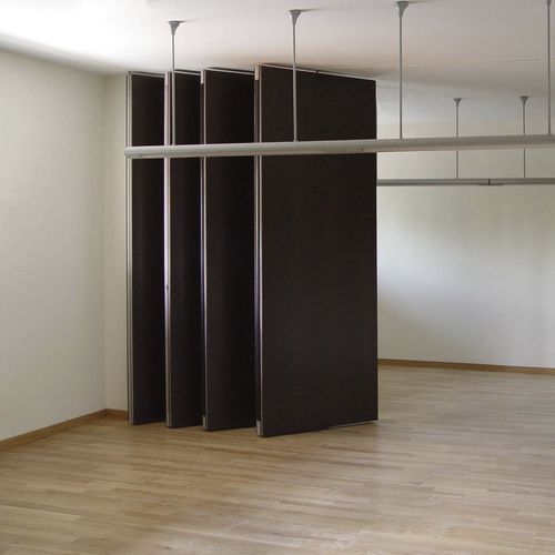 Pivoting/sliding partition - Grupo GUBIA - wooden / commercial / for open space