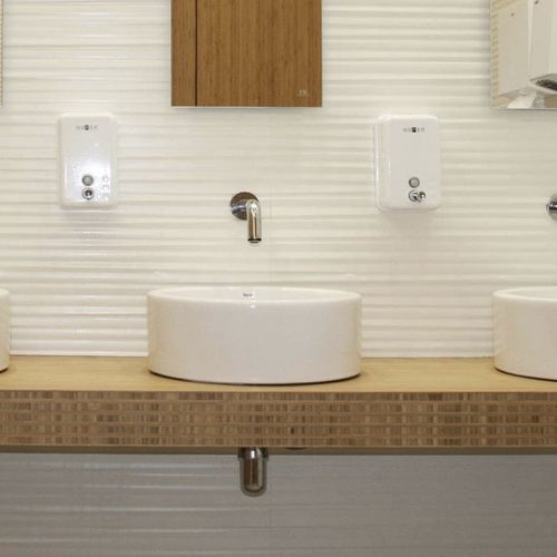 Bamboo vanity top - BSP 95C-v - Grupo GUBIA - custom-made