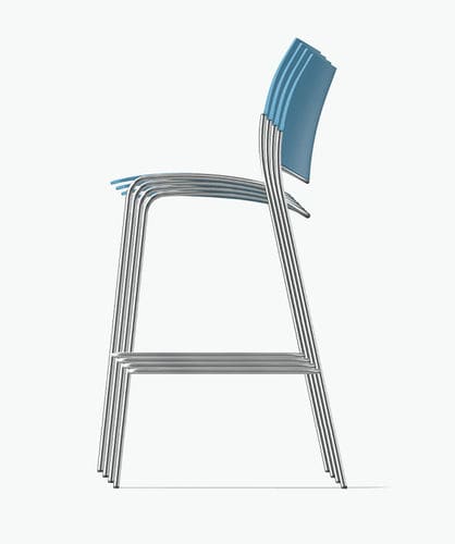 Contemporary bar chair - COBRA - Casala - indoor / fabric / plastic