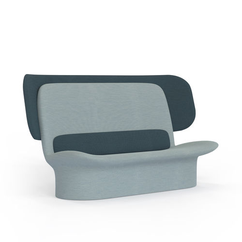 Contemporary sofa - KYOTO - Casala - fabric / without armrests / high-back