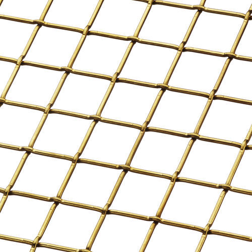 Decorative wire mesh - L-188 - BANKER WIRE - brass / aluminum / steel