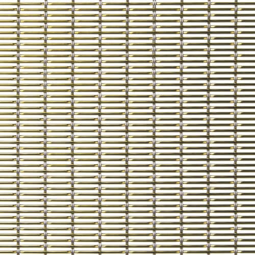 Decorative wire mesh - M12Z-1 - BANKER WIRE - brass / steel / bronze